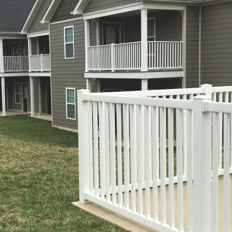 Fluted Vinyl Post Wrap Screen Porch Living