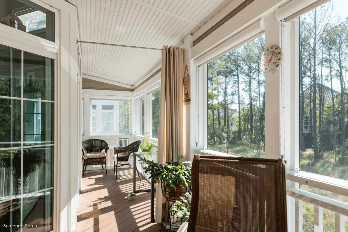 Screen Porch Curtain Ideas