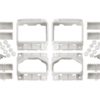 Vinyl Straight Rail Bracket Kit - Classic, Architectural, Verona