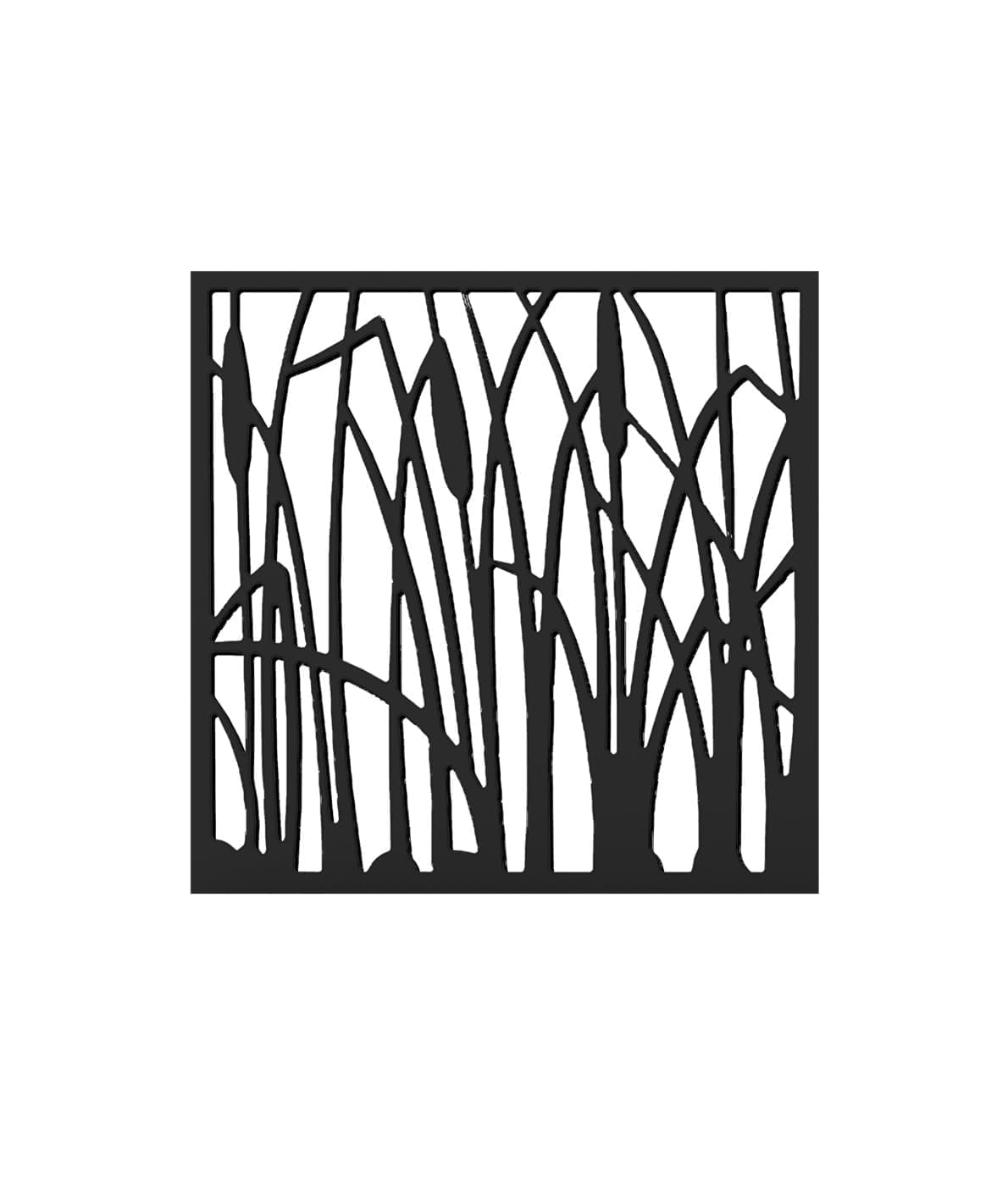 Chippendale Solid Vinyl Screen Door with White Decorative Insert