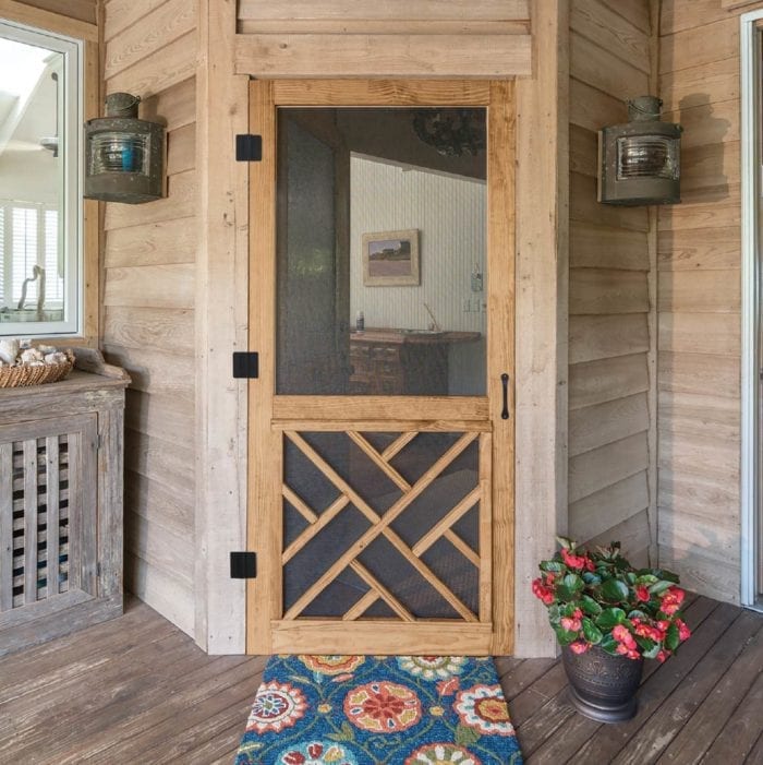 Chippendale Wood Screen Door - Image 3