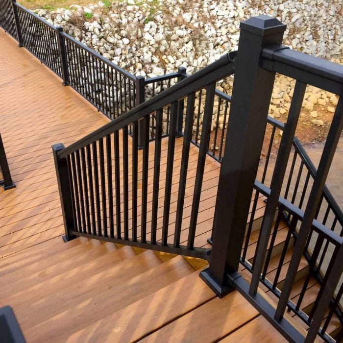 Lincoln Aluminum Adjustable Stair Rail Kit