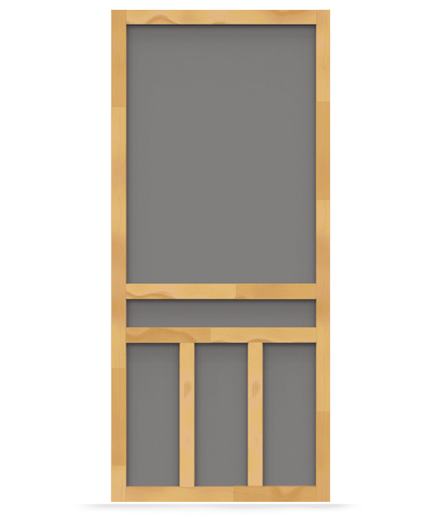 Creekside Wood Screen Door Screen Porch Living