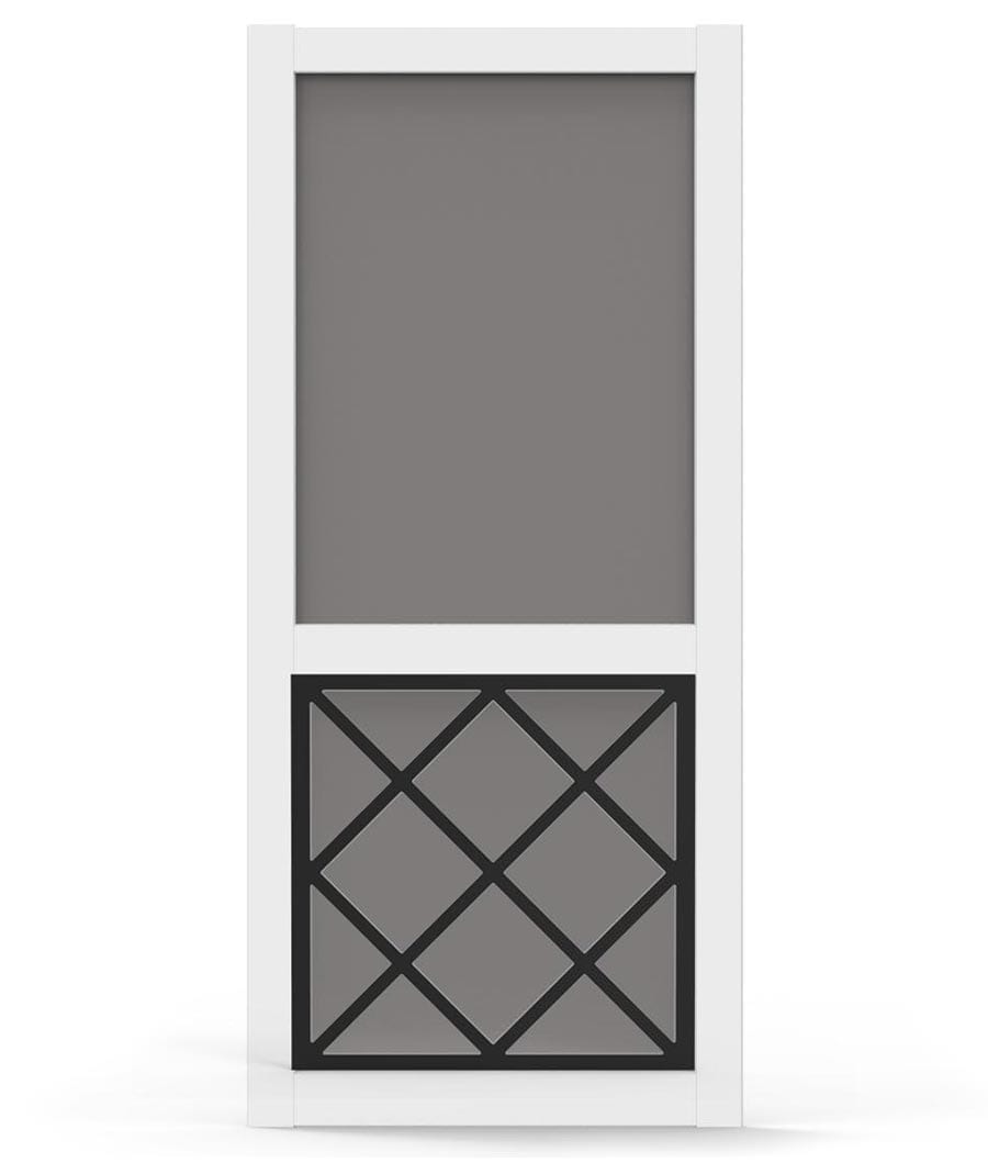 Lattice Vinyl Screen Door Screen Porch Living