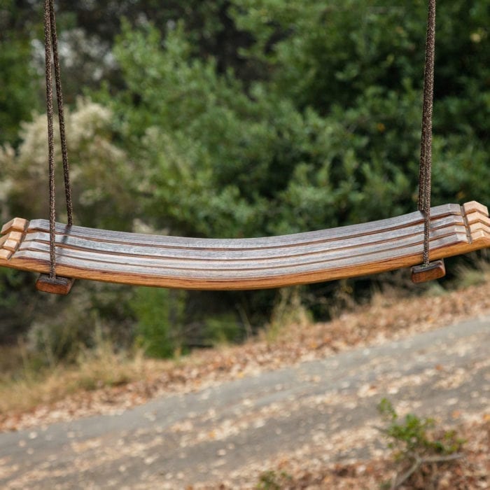 Wine Barrel Swing