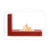 Vitrum L Red - Freestanding Ethanol Fireplace - Image 3