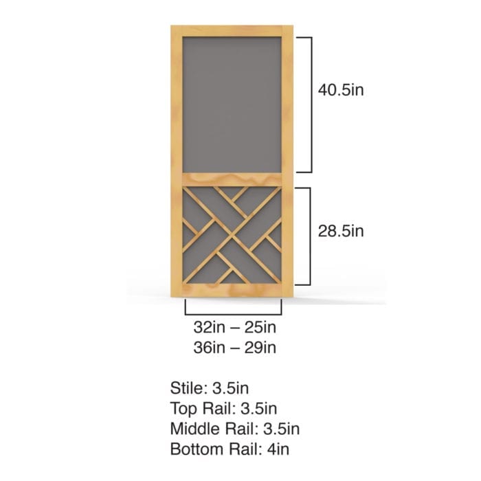 Chippendale Dimensions