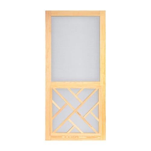 Wood Chippendale Screen Door